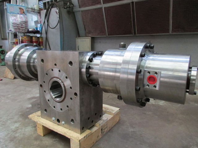 The electric furnace out of the steel baffle screw open hydraulic cylinder