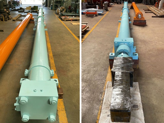 熱軋工場RM區R1 WR CHANGE油壓缸-LA224/160x9040