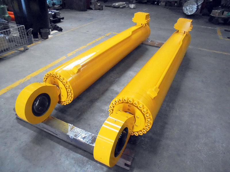 KAMAG slagging truck acting hydraulic cylinder