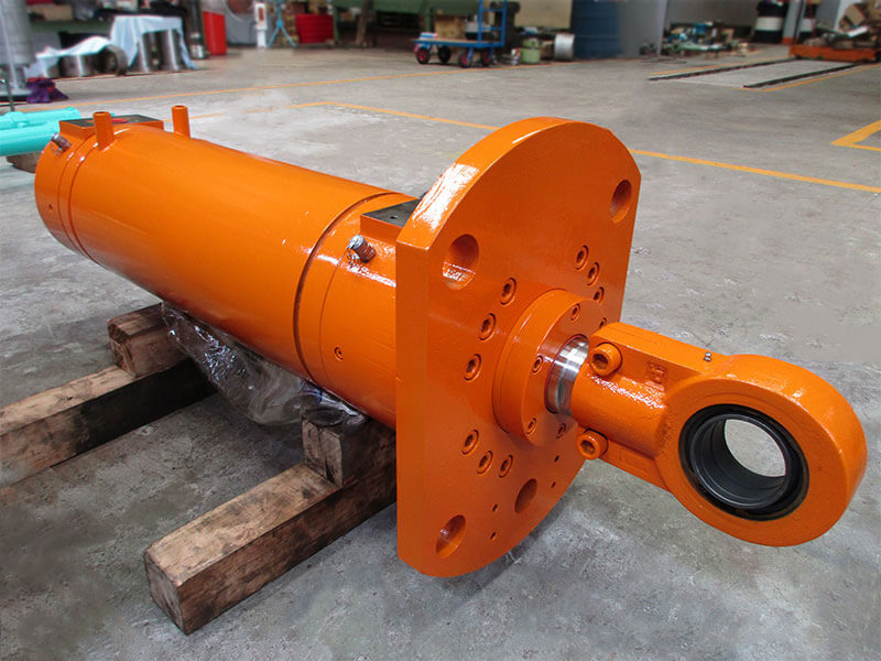 Hydraulic cylinder for lid lifting
