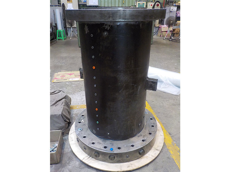 Hydraulic rotary joint for Ladle turret(12port)