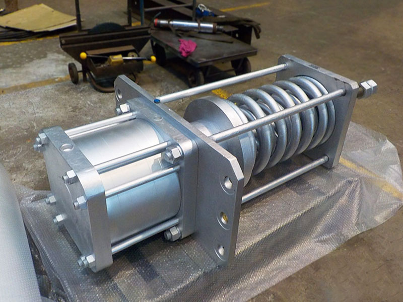 EAF beam electrode pneumatic cylinder