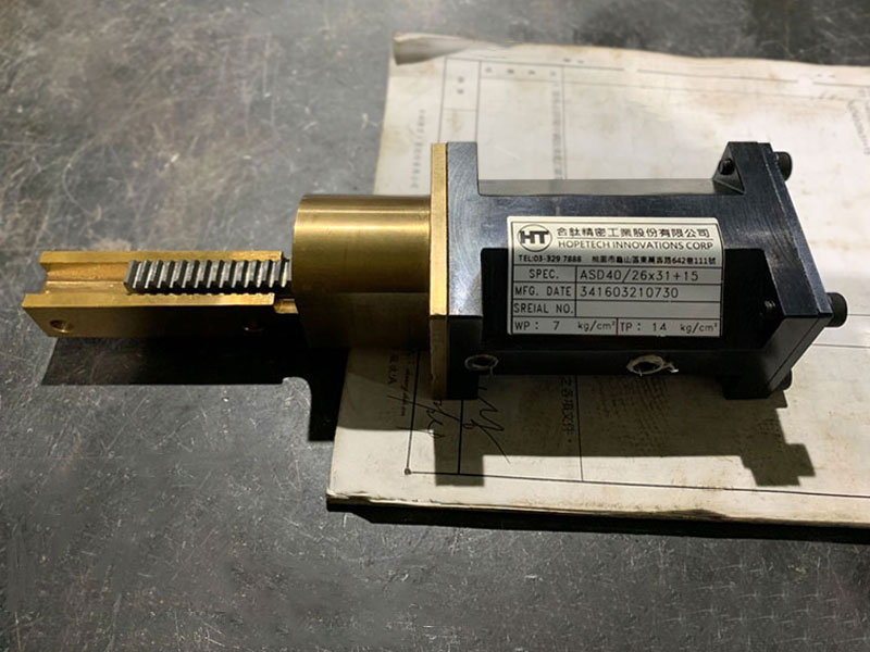 Electrode Shift pneumatic cylinder